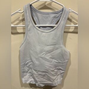 lululemon athletica Light Gray Tank Top